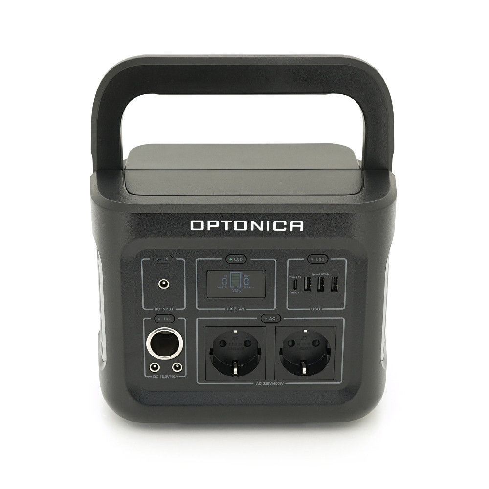 Зарядна станція Optonica B400-A1. Ємність 320Wt/h, Потужність 400Вт. Out:2xAC230, 2хDC13.3V/10A, USB-3x5V/2.4A, Type-C 60W(PD), Київ - фото 4