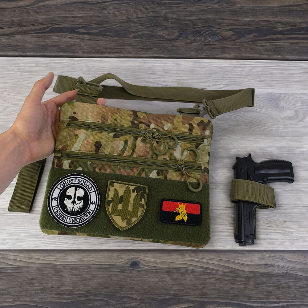 Мужская армейская сумка, Сумка пояс плечо мужская тактическая через плечо военная HL-78 Львов - изображение 6