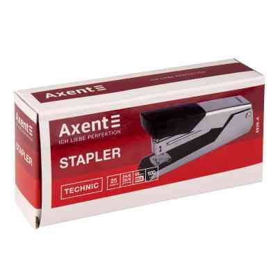 Степлер Axent Technic 24/6 25 листов Хром (4936-A) Винница