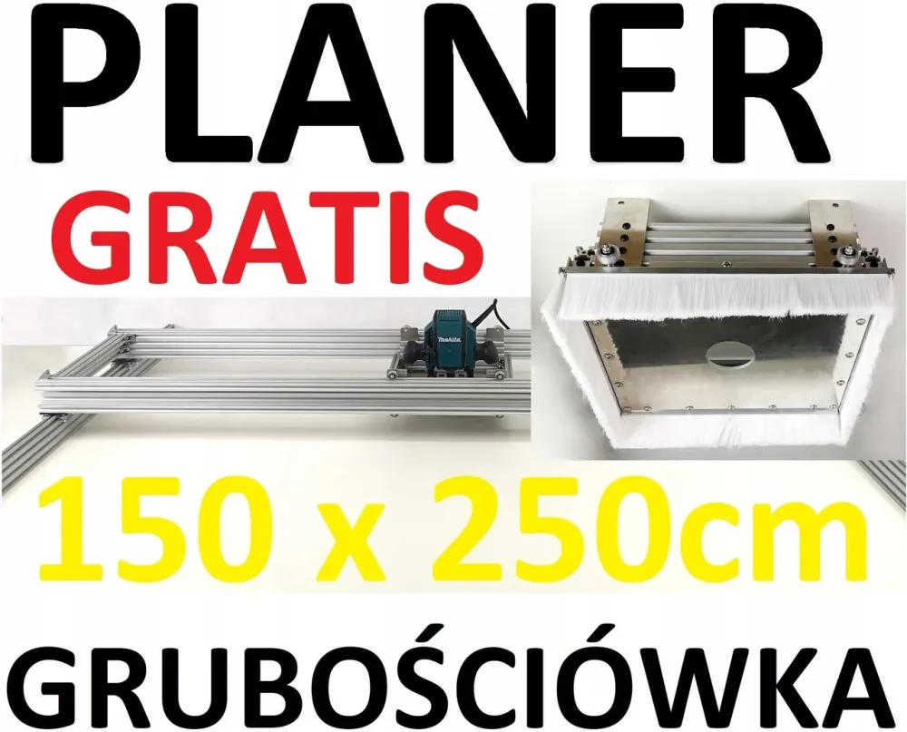 Planer Do Drewna Prowadnica Frezarki 150x250x12 V2 1772509529 Київ - фото 1