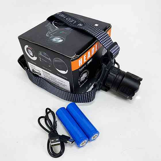 Фонарь налобный 8505 WHITE LASER LED PM10-4TG (White+Yellow+Blue+Red) 2x18650 WY-46 Львов