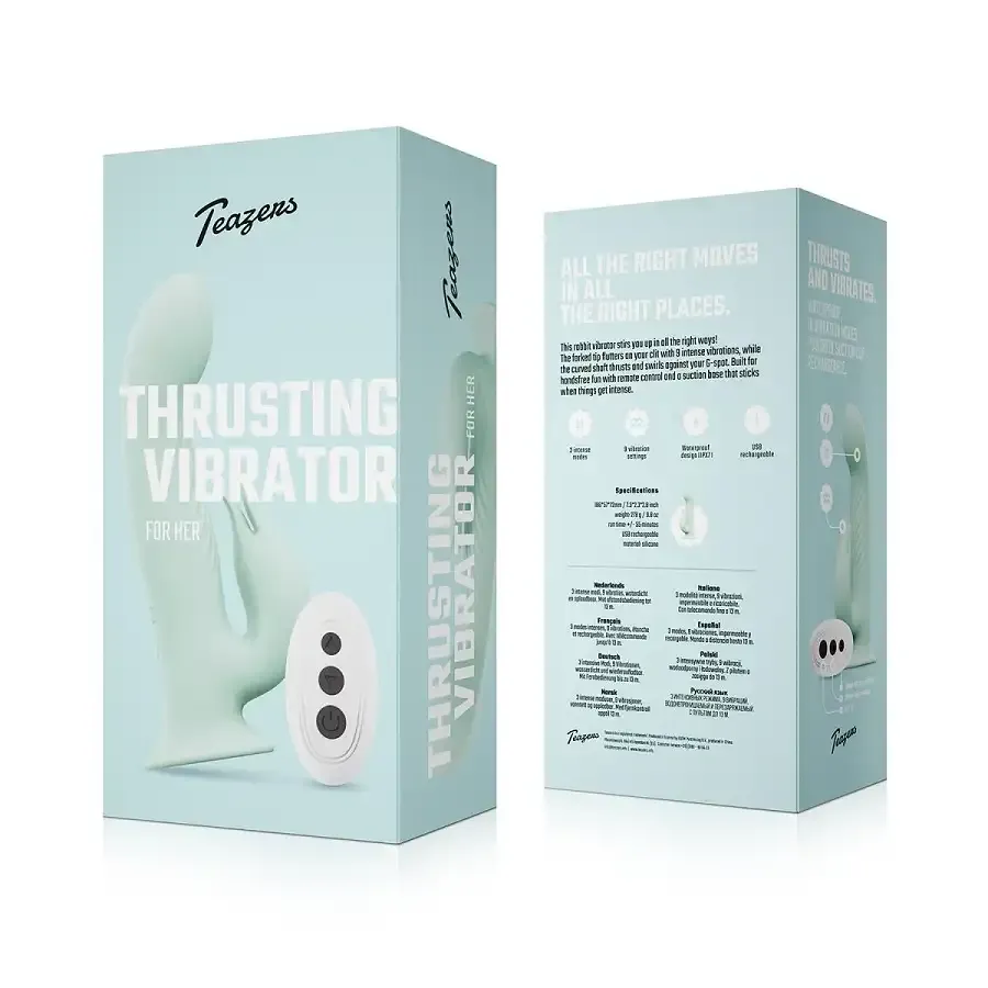 Вібратор-кролик Teazers Thrusting Vibrator Львов - изображение 5