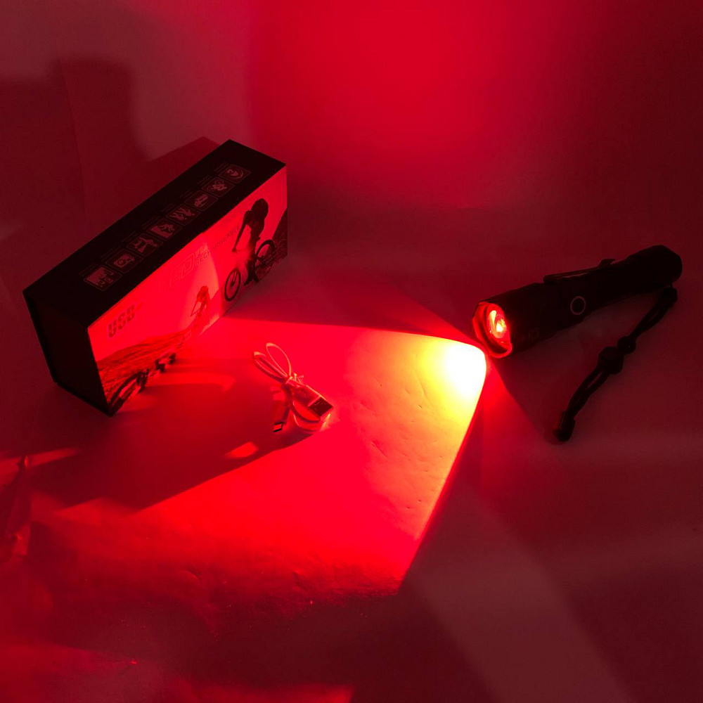 Фонарик police оригинал PLD-11-4XPE(RGB), Ручной аварийный фонарь, Алюминиевый фонарь 18650 PZ-54 Львов - изображение 4