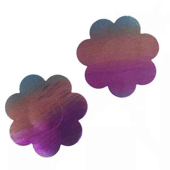 Наклейки на груди Ромашки 75 мм різнобарвний Київ