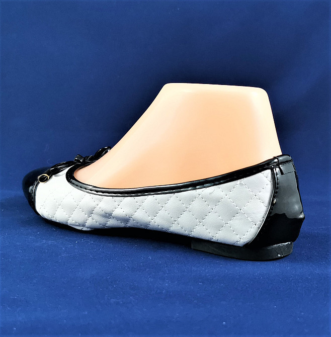 . Жіночі Балетки Білі Мокасини Туфлі (розміри: 36,37,38,39) — 08-3 Дніпро - фото 3