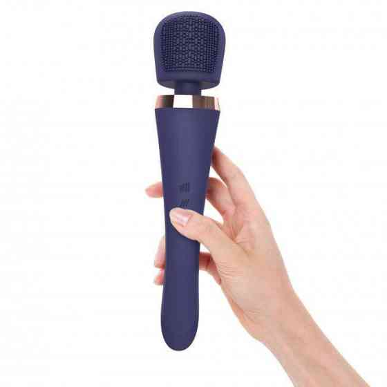 Вібромасажер з силіконовою щіточкою Love to Love Brush Crush – Midnight Indigo Sex Aura Київ