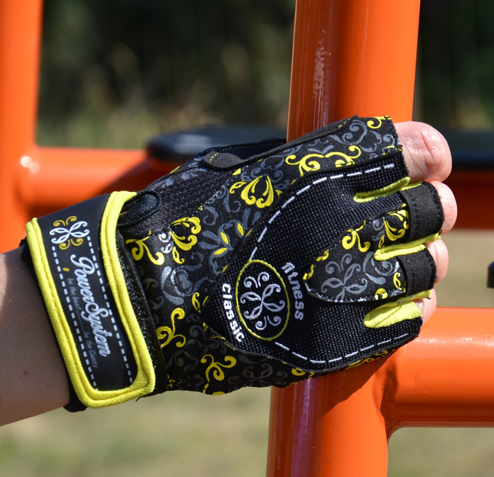 Рукавички для фітнесу Power System PS-2910 Classy Жіночі Yellow XS Киев - изображение 8