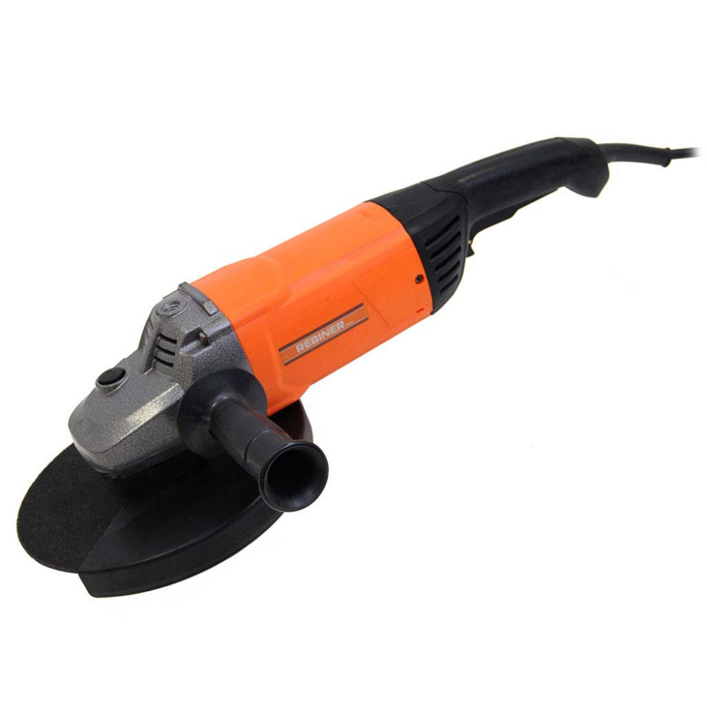 Болгарка Rebiner RAG-2450 (230 мм, 2450 Вт) — потужна кутова шліфмашина з гарантією 36 міс Львів - фото 1