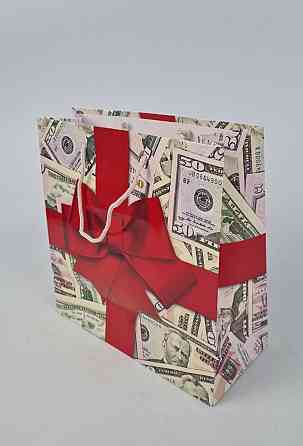 Пакет паперовий подарунковий квадратний 23*24*10 (артKV-141 (12 шт) Харків