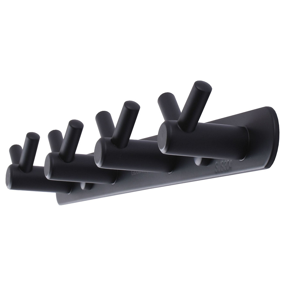 Планка з гачками Globus Lux BS8435-4 чорна матова SUS304 Тернополь - изображение 4