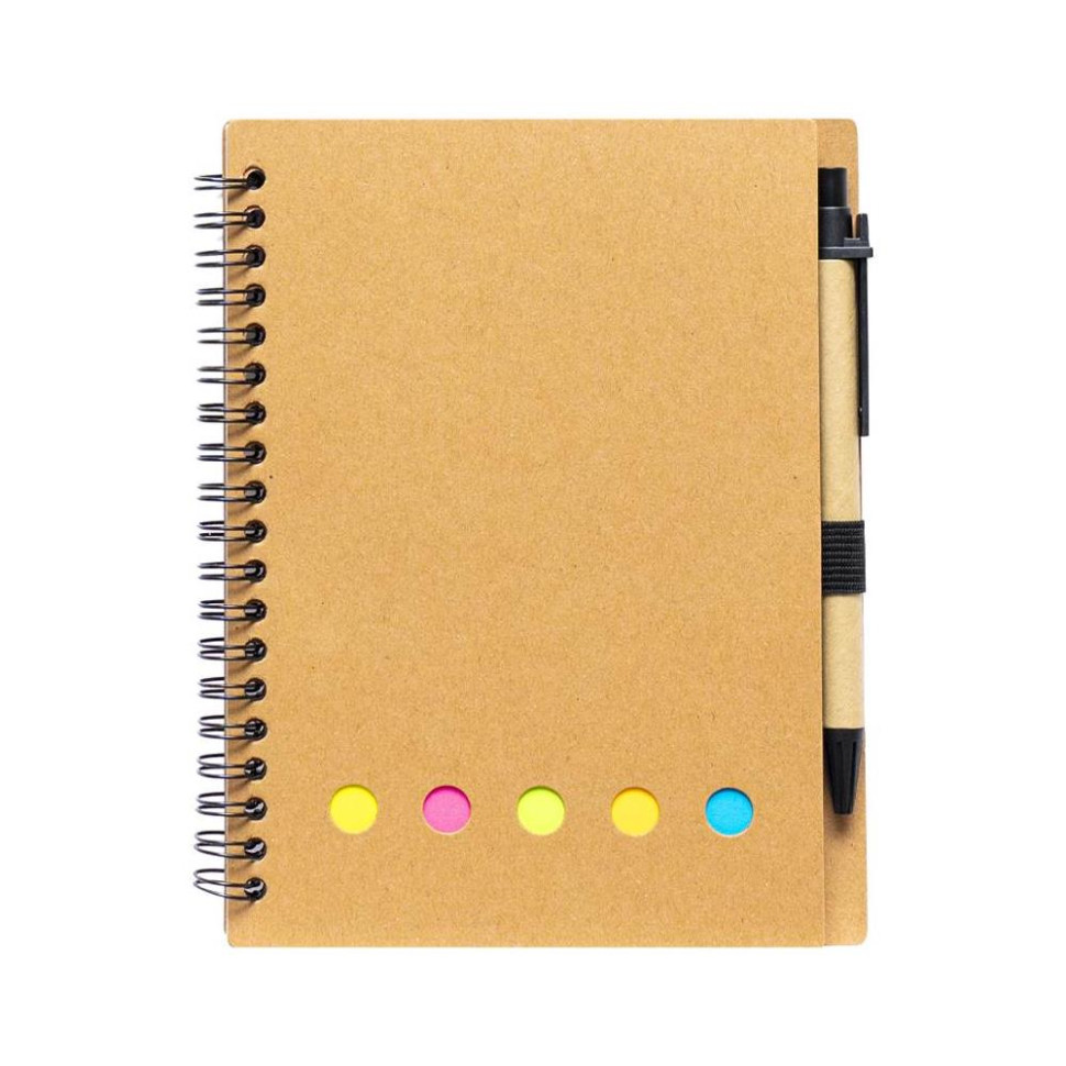 Блокнот В6 на спирали JX002 с набором стикеров и ручкой Винница - изображение 1