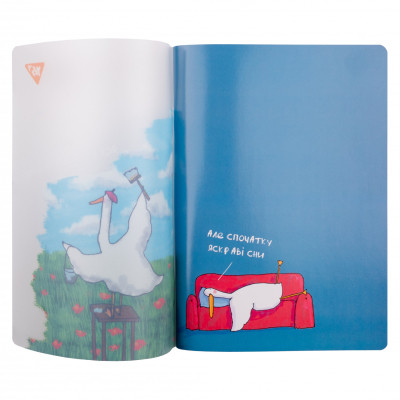 Тетрадь Yes А5 Гусь пластиковая обложка 70 листов, клетка (681864) Винница - изображение 2