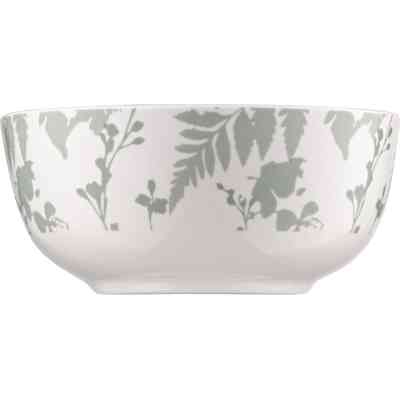 Салатник Ardesto Capri 510мл, 13.8см, порцеляна, біло-зелений (AR0414CWG) Винница