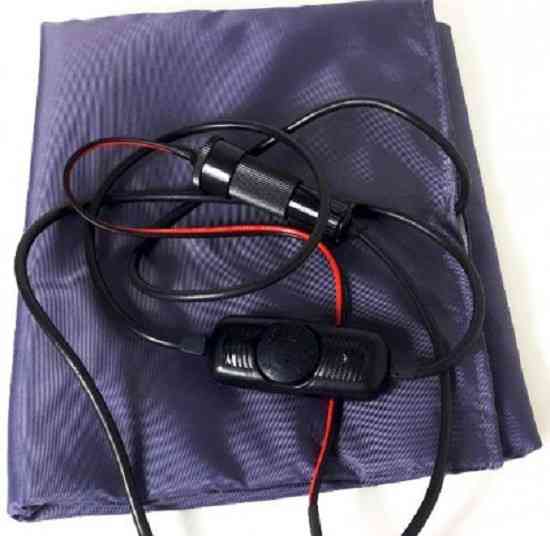 Електроковдра автомобільне туристичне 200х150 см 12 V, синє Вінниця