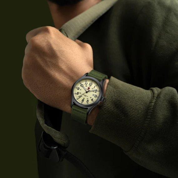 Мужские тактические наручные часы Cheetah Command (Зеленый) Киев - изображение 7