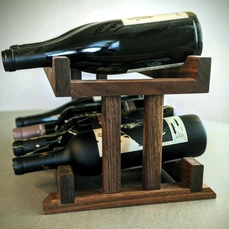 Настільна винна полиця "Ламорада" капучино Миколаїв - фото 1