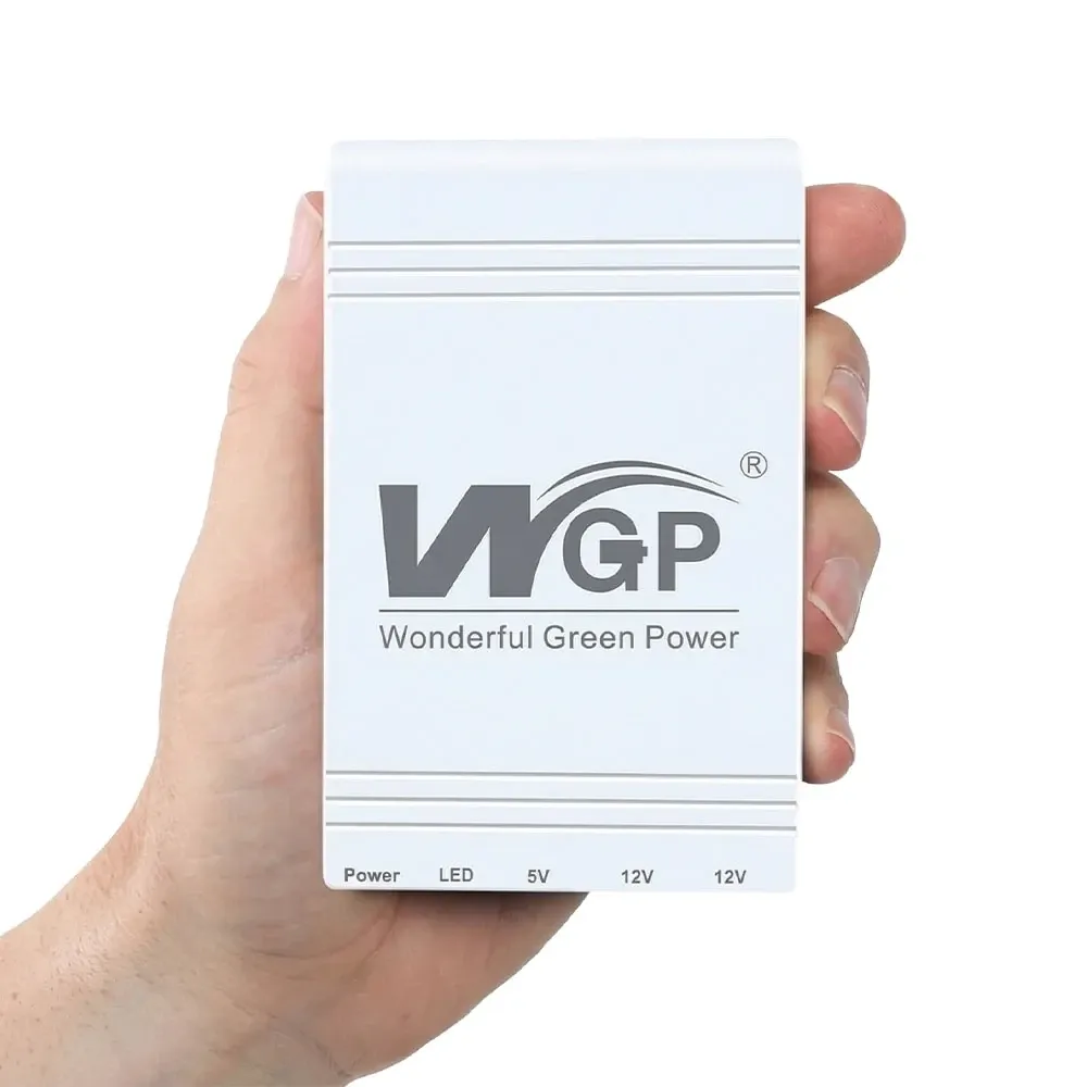 Джерело безперебійного живлення Mini UPS WGP UPS103C 16000mAh 5V/12V/12V, Li-ion 4*4Ah, для роутера і медіаконвертера (42-00248) Київ - фото 5