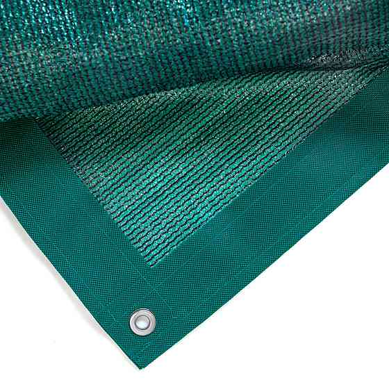 Сітка затіняюча 95% 5 м* 6 м  з люверсами посилена затіняюча сітка для паркану Дніпро