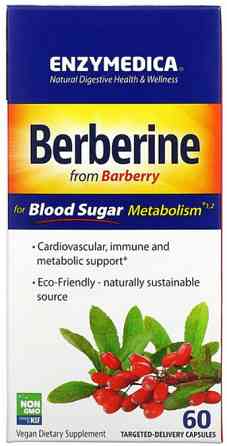 Берберин Enzymedica Berberine for Blood Sugar Metabolism 60 капс Київ