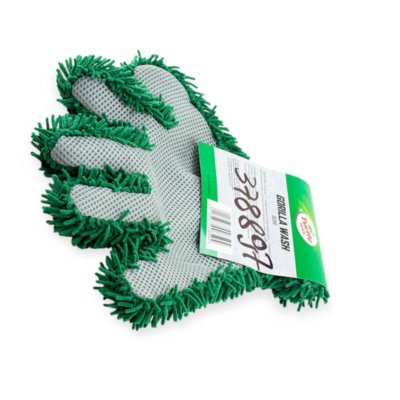 Губка мікрофібри для миття важкодоступних місць двостороння "рукавичка" 26x23 см turtle wax Мукачево - фото 1