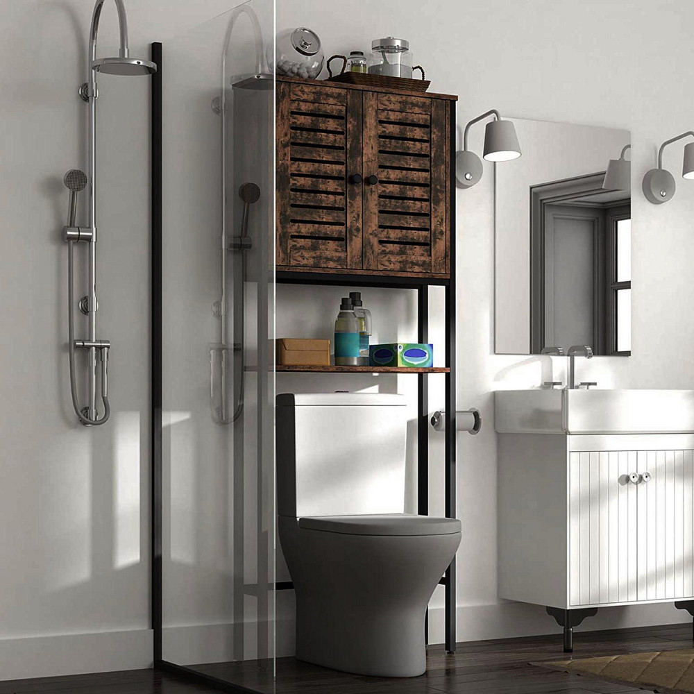 Стеллаж над унитазом 