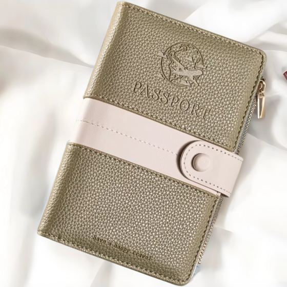 Обложка для паспорта, холдер дорожный для паспорта,удостоверения,банковских карт, билетов и документов,хаки Каменец-Подольский