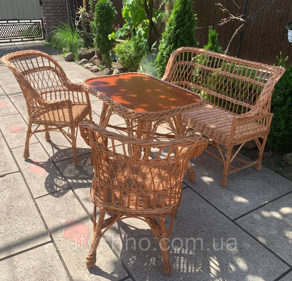 Мебель плетеная, комплект Киев - изображение 5