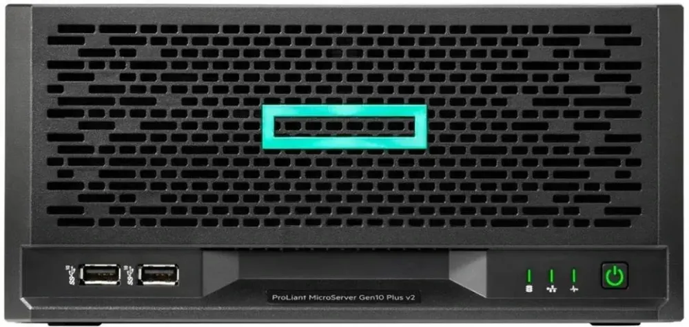 Сервер Hewlett Packard Enterprise Сервер HPE ProLiant MicroServer Gen10 ПЛЮС v2 E-2314 NHP 2TB P70335-425 (P7 Київ - фото 1
