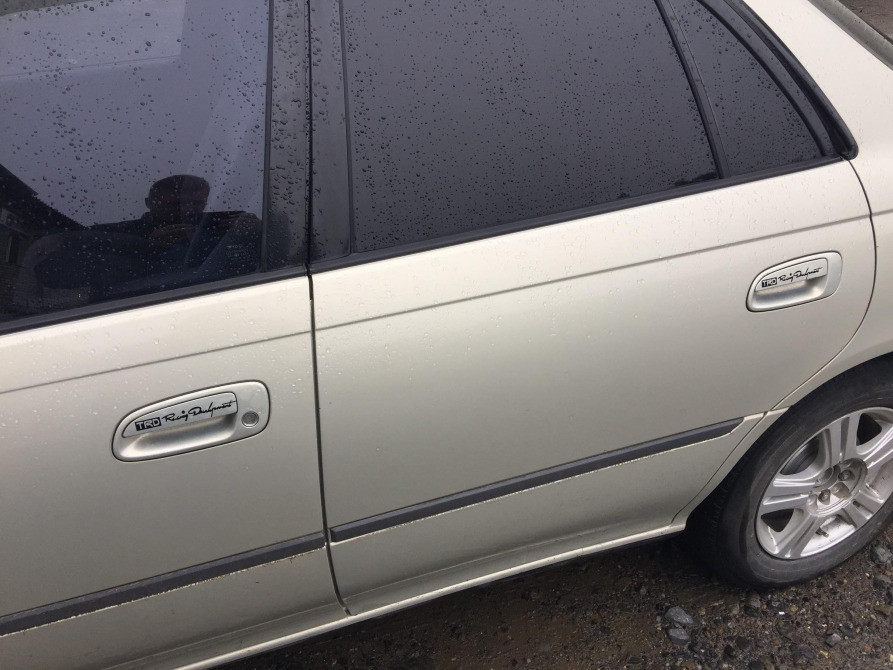 Наклейки на мото-авто ручки Trd номер 7 Белая свет Київ - фото 3