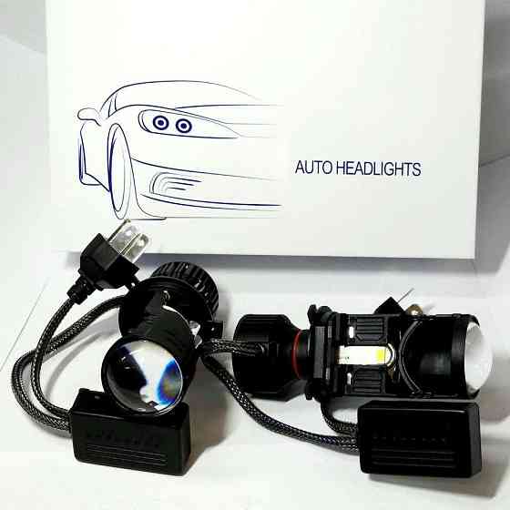 Комплект світлодіодних лінз StarLight M01S H4 6000K 45/60W 12/24V Харків