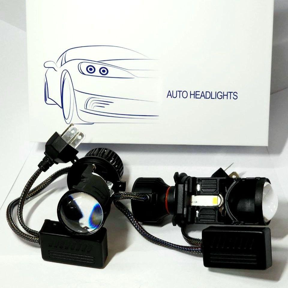 Комплект світлодіодних лінз StarLight M01S H4 6000K 45/60W 12/24V Харків - фото 1