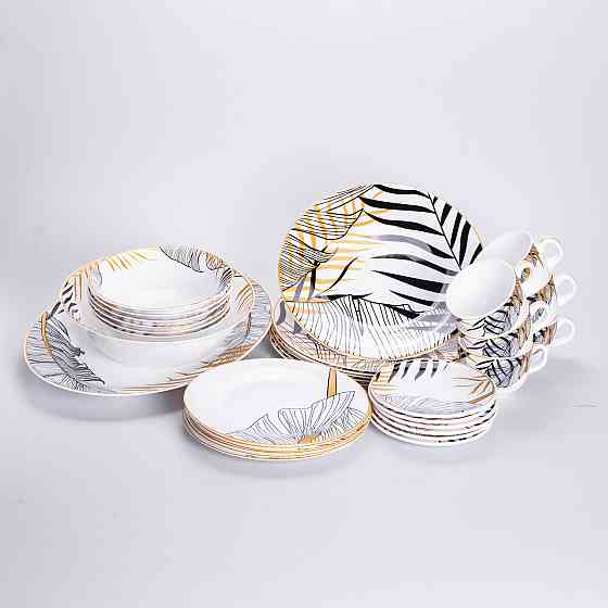 Столовий сервіз з порцеляни Palm на 6 осіб 32 предмети HP-HK-7 Київ