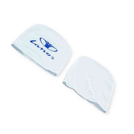 Чехлы подголовники белые (2 шт) daewoo 