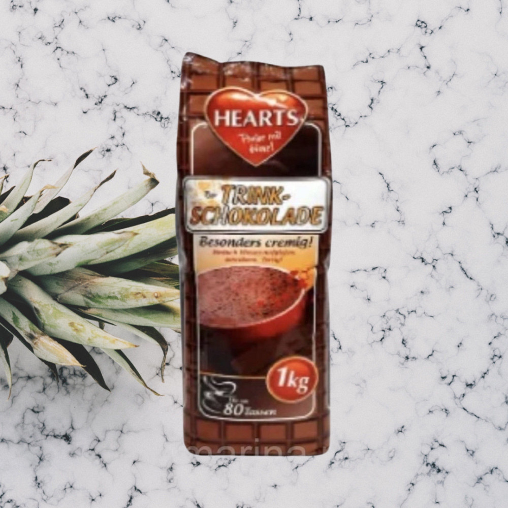 Гарячий шоколад Hearts Trink-Schokolade 1 кг (Німеччина) 4021155108645 Виноградів - фото 2