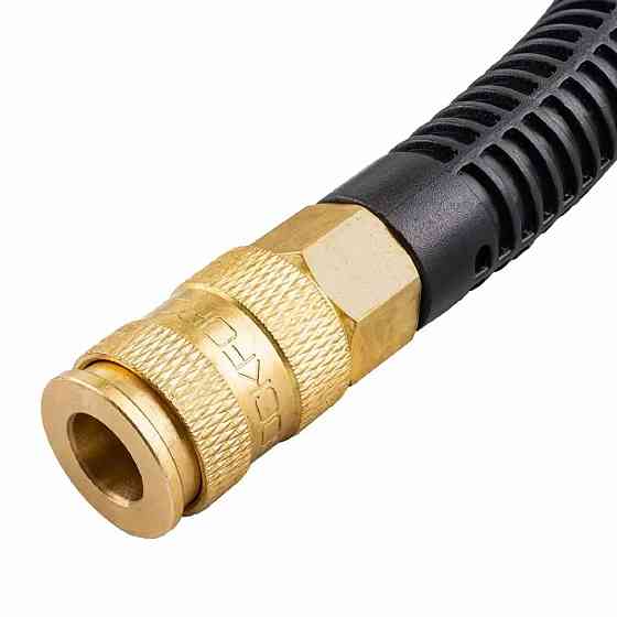 Шланг резиновый воздушный армированный с фитингами 8мм x 15мм x 5м Rockforce RF-AHC-10/D Одесса