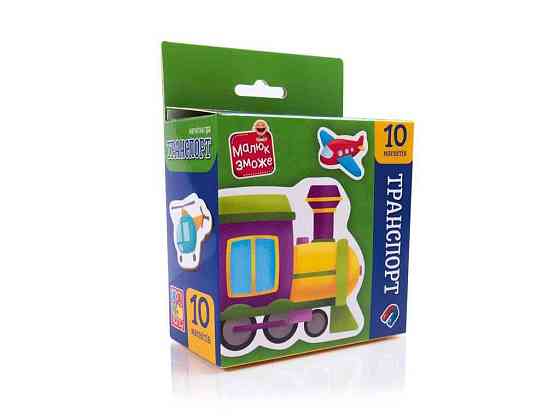 Гра розвиваюча Транспорт набір магнітів VT3106-35 ТМ VLADI TOYS Київ