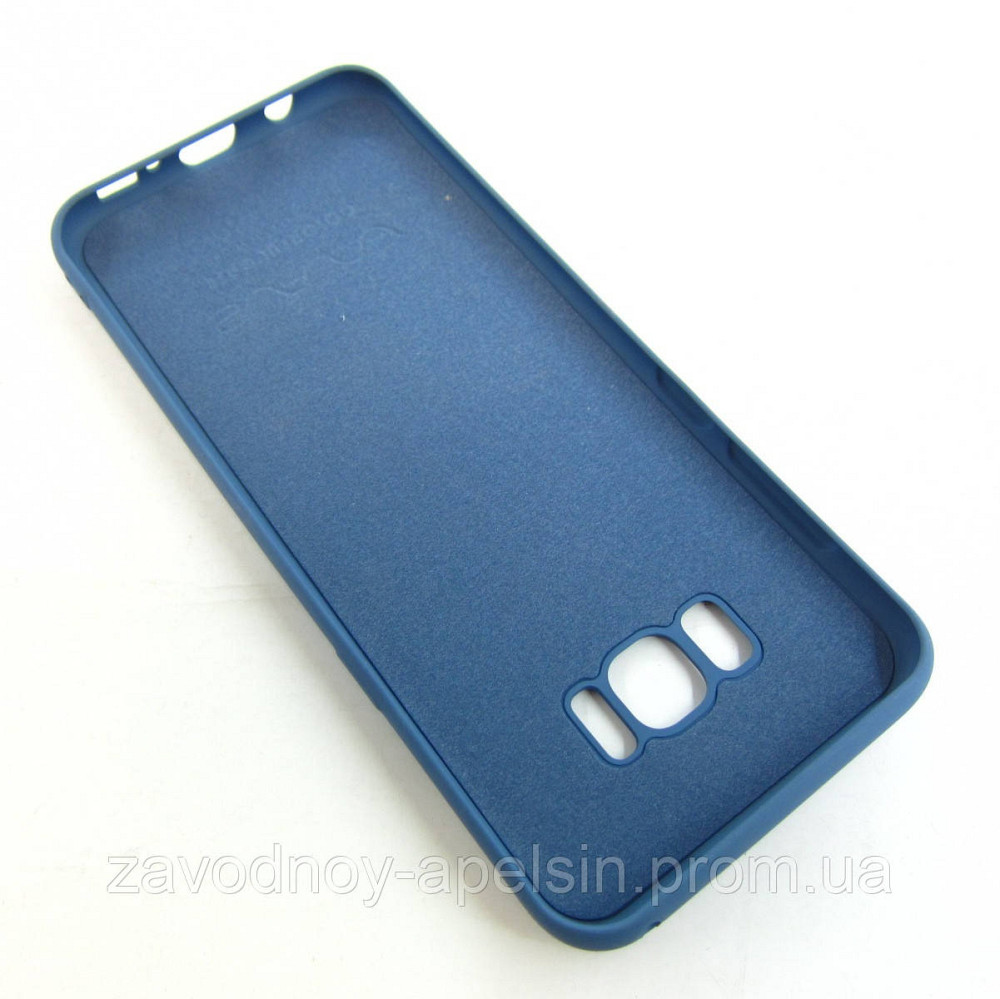 Samsung G955 S8+ Plus Чехол силиконовый (синий) Одесса - изображение 2