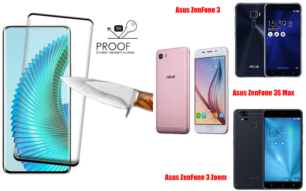 Защитное стекло HyperGlass Pro для Asus ZenFone 3, 3S Max, 3 Zoom – максимальная чувствительность и защита Киев - изображение 1