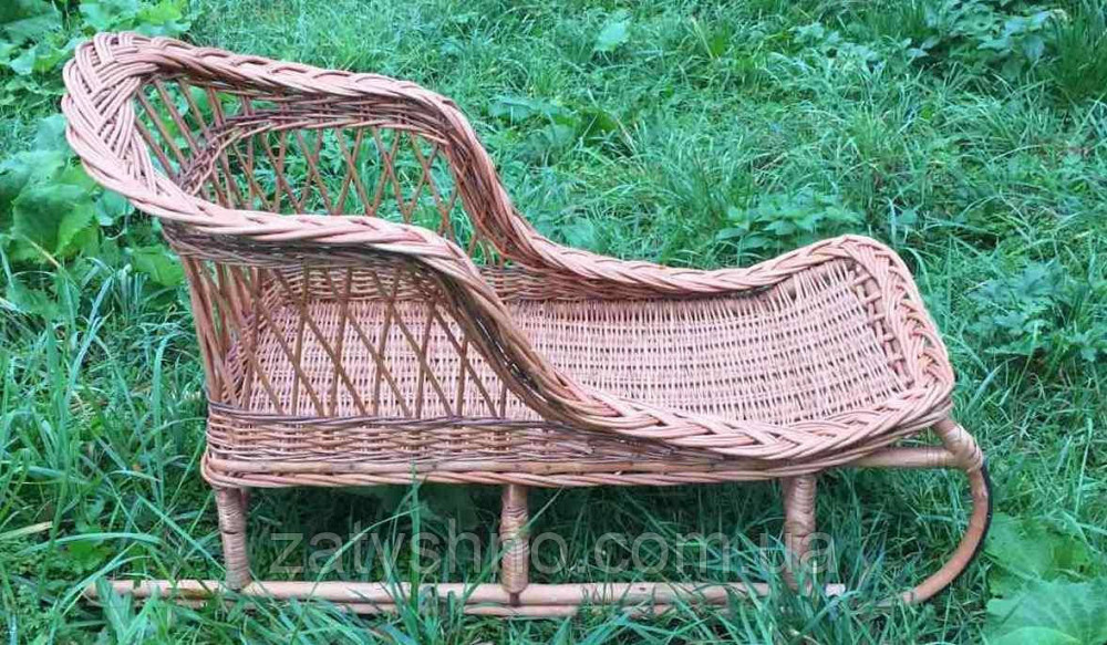 Плетеные саночки| санки для детей и взрослых | саночки  на подарок | санки из лозы Киев - изображение 7