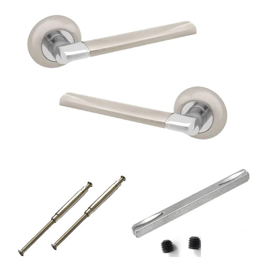 Ручка дверна Code Deco H-14092-A-NIS/CR (UA) Харків - фото 1