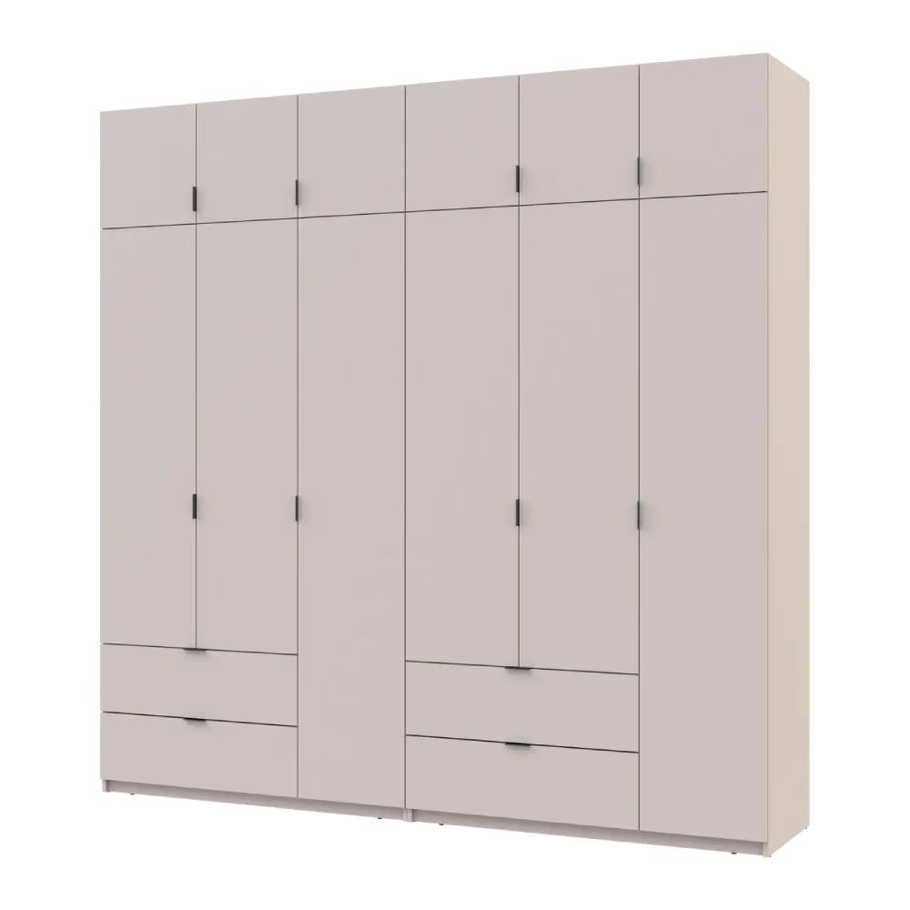 Шафа для одягу Doros Лукас Кашемір 3+3 ДСП 240х50х240 DRS-011713 (42005108) Львів - фото 1