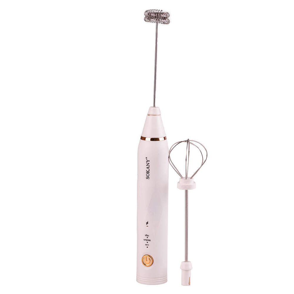 Sokany Капучинатор Sokany SK-1772 акумуляторний Білий Коломия - фото 1