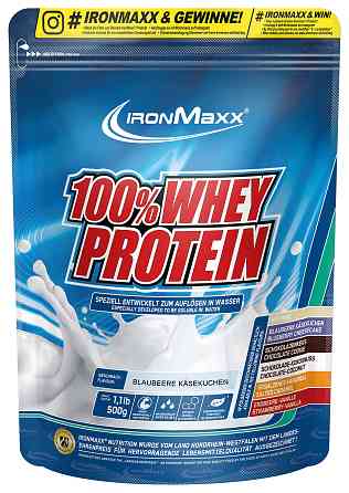 Протеин Ironmaxx 100% Whey Protein 500 g (Blueberry-Cheesecake) Луцк