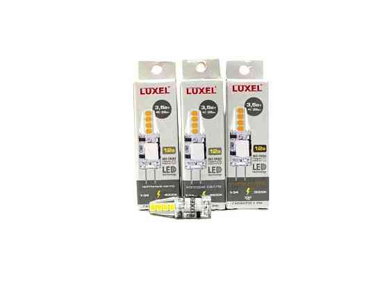 Лампа светодиодная 3,5W G4 LED 12V 3000K (G4-3,5H-12) ТМ LUXEL Киев