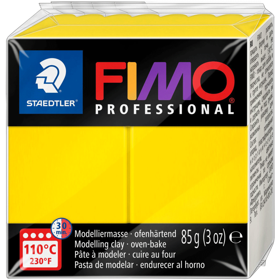Пластика для біжутерії  Professional  Жовта  85г  Fimo Київ - фото 1