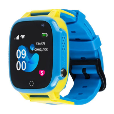 Смарт-часы Amigo GO008 GLORY GPS WIFI Blue-Yellow (976267) Винница - изображение 1