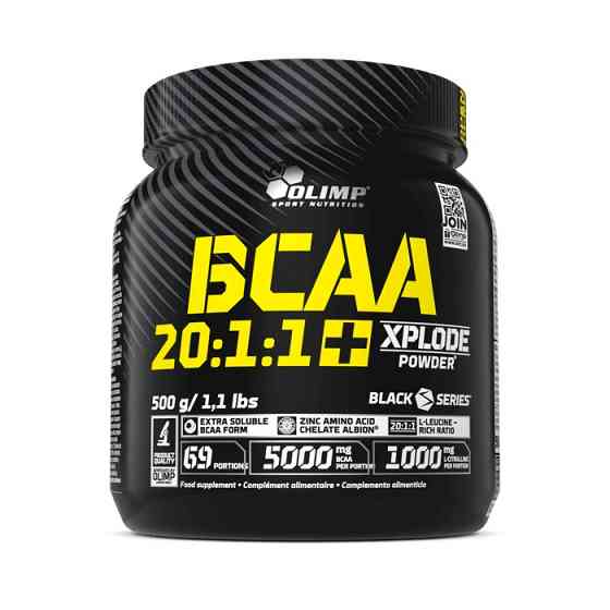 Аминокислоты Olimp BCAA 20:1:1 Xplode Powder 500 г, фруктовий пунш Луцк