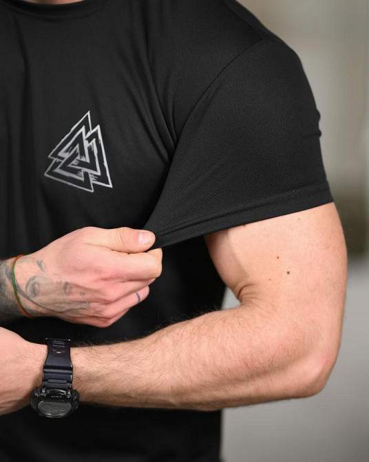 Тактична футболка SELION Voron black ТР6761 Одеса - фото 7