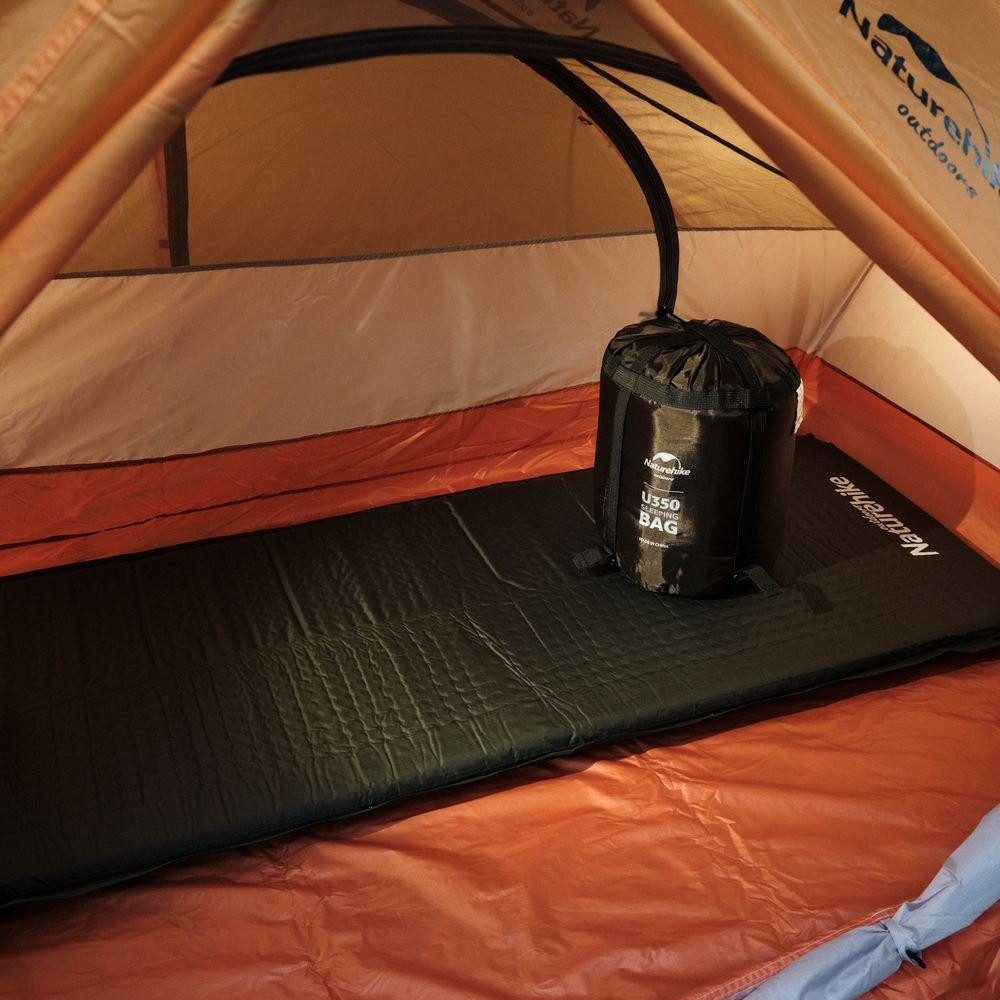 Спальник з капюшоном Naturehike U350 NH20MSD07, (1°C), правий, зелений Рівне - фото 9