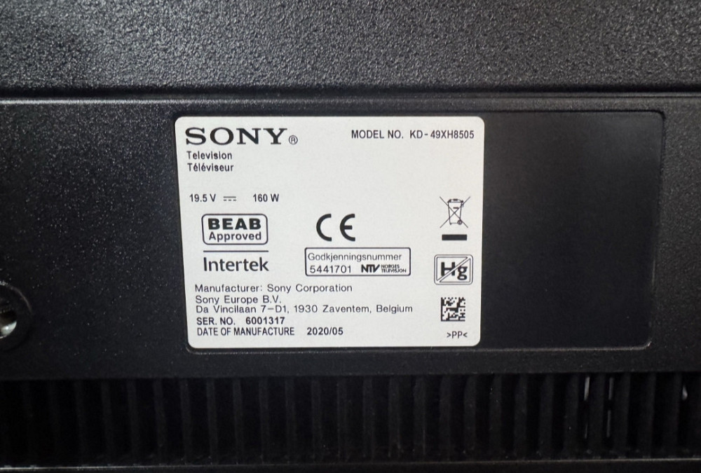 Телевізор Sony 49XH8505 Android 4K 120Hz. Харків - фото 1